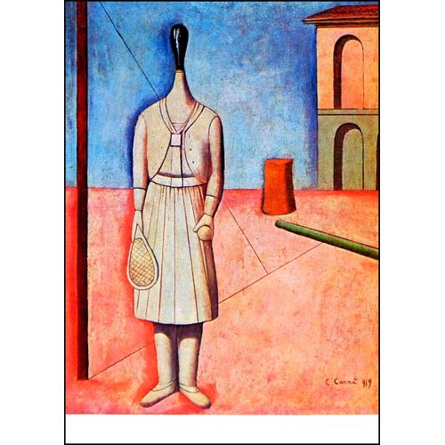 Carra Carlo Lot 2 Cartes Postales Tableaux Peinture