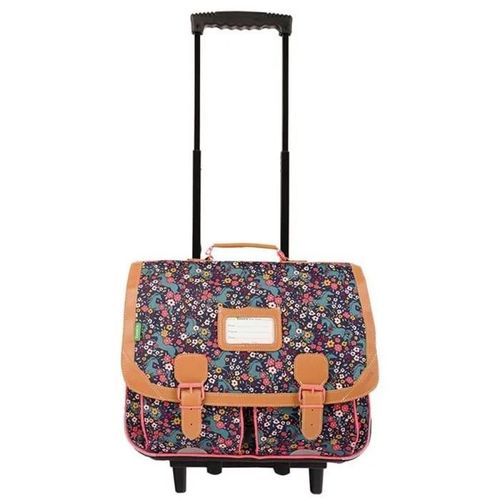 Tann's - Cartable à roulettes 41cm "Alba" marine - 12900