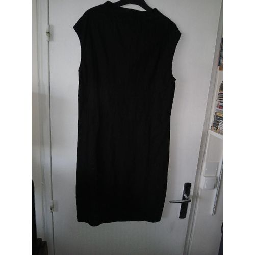 Robe Sans Manches En Lin Blanche Porte T42