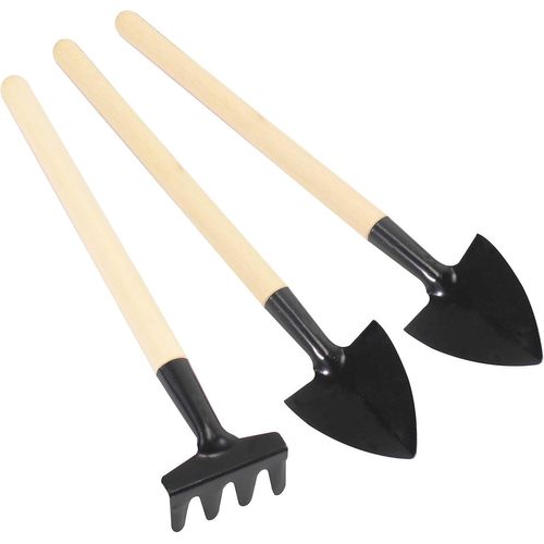 ChenQuanSarl-Ensemble De Mini Outils De Jardinage Pot De Fleur Râteau Truelle Pelle Semis Plantation De Serre