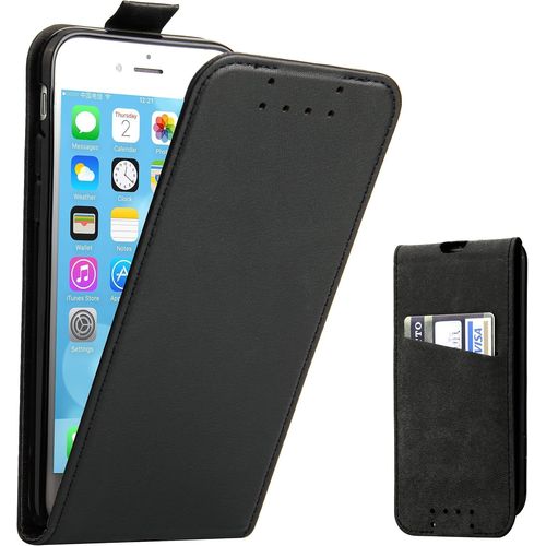 Anwxai-Coque Iphone 7,Coque Iphone 8,Etui À Rabat Protecteur En Cuir Véritable Pour Apple Iphone 7/8 4,7(Noir)