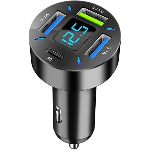 Anwxai-Auto Chargeurs Pour Automobile Pour Mitsubishi Eclipse Cross Chargeur Telephone Allume Cigare Usb Adaptateur Prise Allume Cigare Chargeur Voiture Rapide,B
