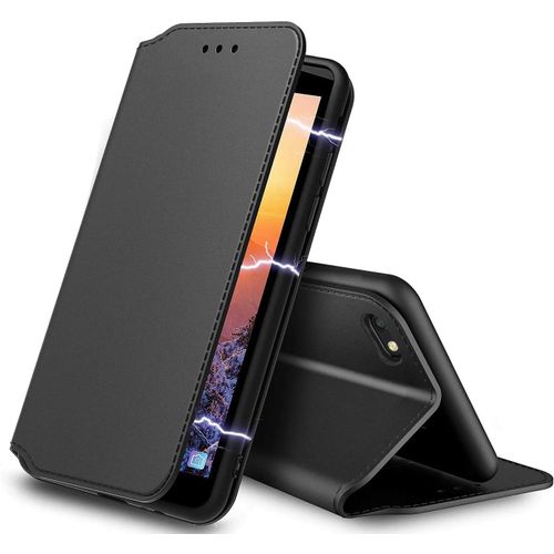 Anwxai-Etui Coque Pour Iphone Se 2020,Iphone 8,Coque Iphone 7,Protection Housse En Cuir Pu Portefeuille,[Ranges Cartes],[Fermeture Magnétique] Pour(Iphone 7/8/Se 2020(4,7 Pouces),Slim Noir)