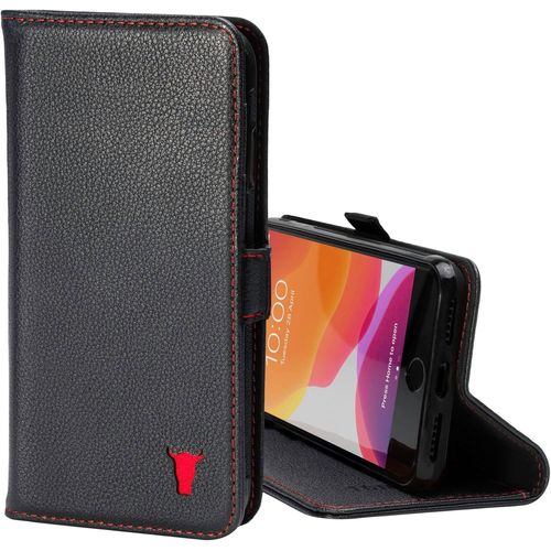 Anwxai-Coque Compatible Avec Iphone Se/8/7 ¿ Étui Portefeuille En Cuir Premium Pour Iphone Se 2022/2020 Avec Fonction De Support Et Porte-Cartes(Noir)