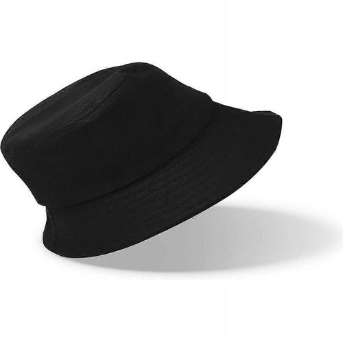 Hat, Bucket Hat,Outdoor Sun Protection,Cotton, Unisex, 56-58 Cm, Black