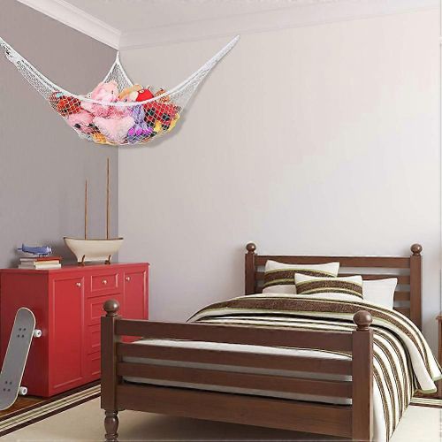 Pratique Peluche Animal Jouets Hamac Enfants Jouet Hamac Net Grand Mesh Jouet Organisateur Rangement Suspendu Wall Corner Filets