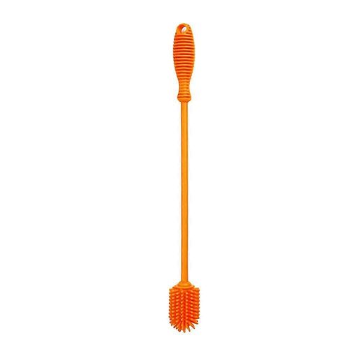 Brosse à bouteille en silicone | Brosse nettoyante pour bouteilles de sport, vases et verrerie sous vide