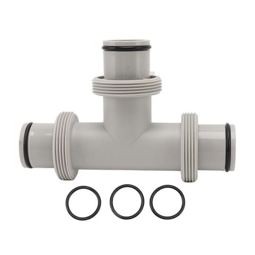 Vanne de piston de tuyau de piscine fendue 2 en 1 T de remplacement de la vanne de piston de tuyau de forme de tuyau pour l'entretien de la pompe de piscine du système de circulation du filtre