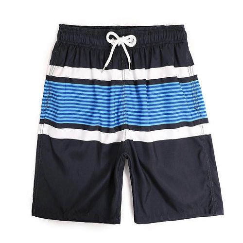 Short De Bain Pour Homme Big And Tall Board Shorts Avec Poche Latérale, Shorts De Plage Rayés À Cordon De Serrage Avec Doublure En Maille Maillots De Bain Pour Hommes
