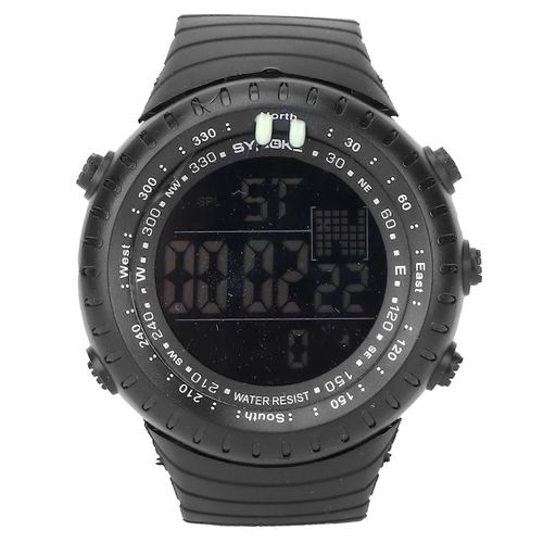 Montre De Sport Numérique Veilleuse Étanche À Plusieurs Fonctions Montre Électronique Pour Hommes