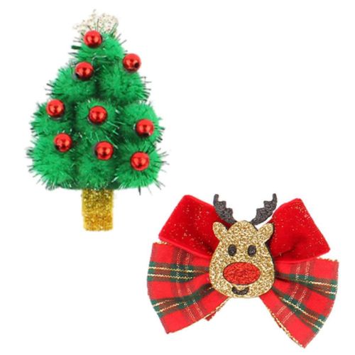 Christmas Hair Clips, Cartoon Hair Clips For Girls Kids