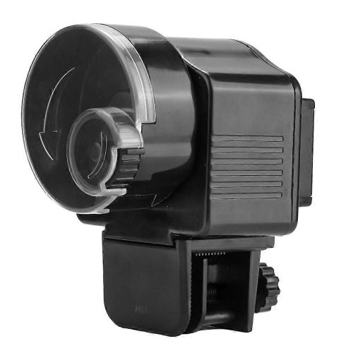 Accueil Aquarium Fish Tank Automatique Mangeoire Automatique Noir