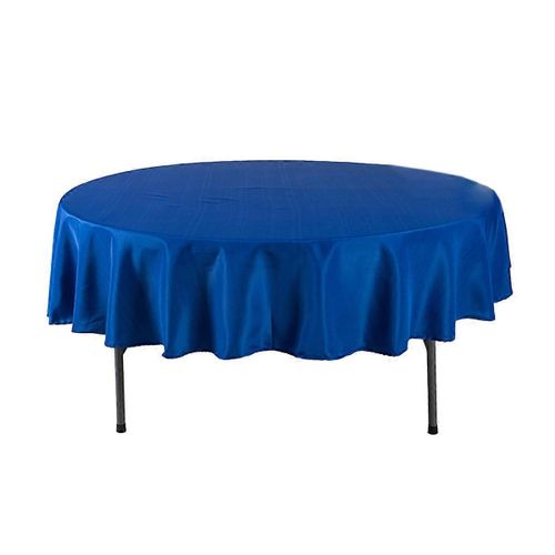 La Nappe De Fête Ronde Tissée Imperméable Avec Un Aspect Résistant Aux Éclaboussures Recouverte D'une Douceur Supplémentaire