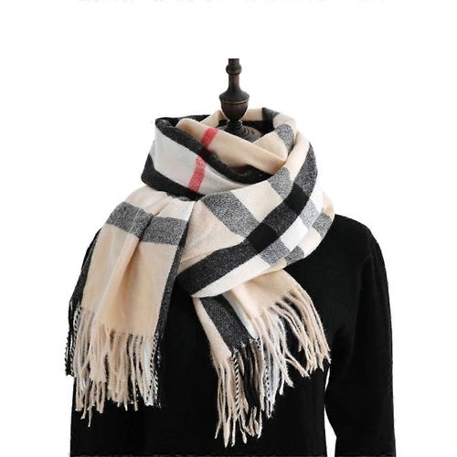 Écharpes À Carreaux Pour Femmes Hommes Automne Hiver Foulards Cachemire Sensation Écharpe D'hiver Tartan Doux Et Chaud Écharpe À Carreaux Châle