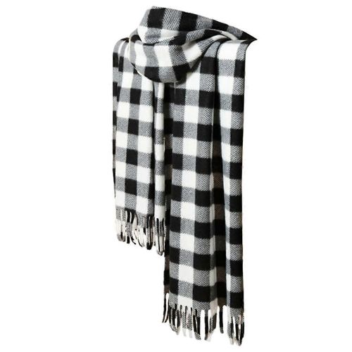 Scarf Women's Stole Warm Winter Scarf With Fringes For Men And Women