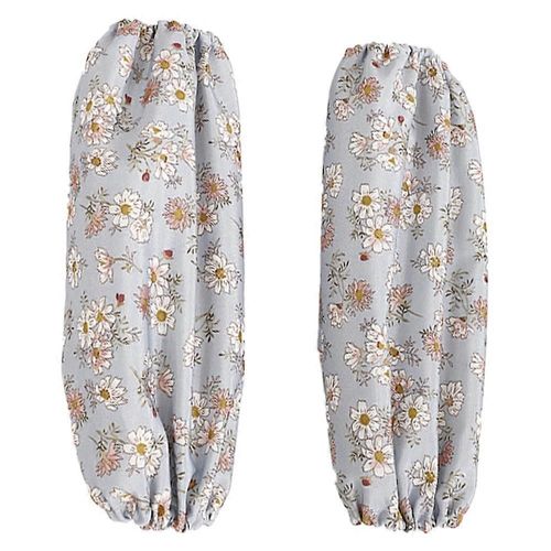 Manchette Adulte Série Florale Chaude Imperméable Manche Mignon Dessin Animé Résistant À La Saleté