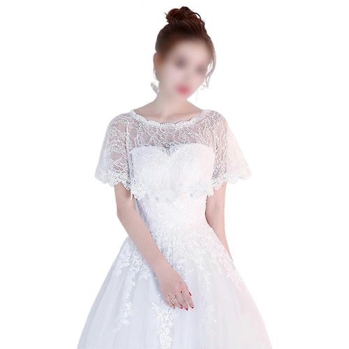 Femmes Dentelle Mariage Châles Wrap Cape De Mariée Couvre Jusqu'à Soirée Bal Robe De Soirée, Costume De Fête Favors Accessoire