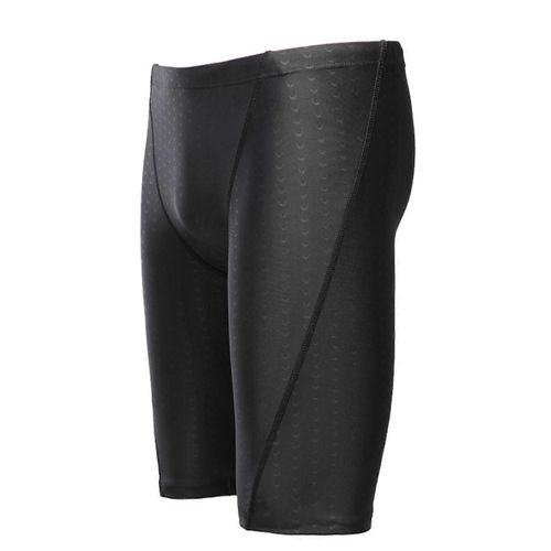 Short De Natation D'entraînement Long Imperméable À Séchage Rapide Noir Peau Friendly Hommes Maillot De Bain Shorts Pour La Course
