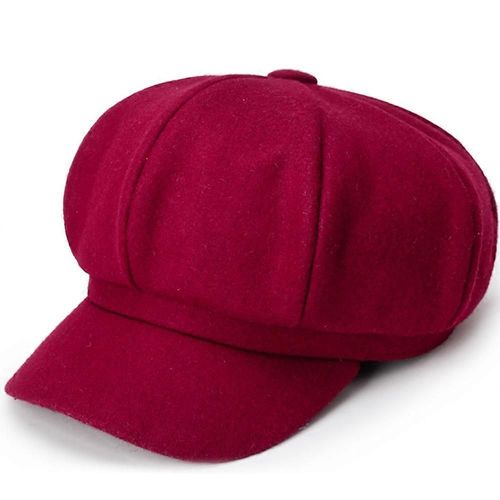 Mode Femme Gavroche Chapeaux Laine Visière Béret Dames