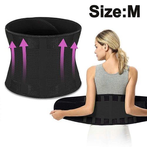 Attelle dorsale pour hommes et femmes - Conçue pour soutenir le bas du dos - Ceinture de soutien lombaire antidérapante réglable et respirante