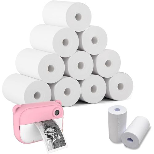 Chenquansarl-Lot De 20 Rouleaux De Papier Thermique Pour Appareil Photo D'enfant Et Mini Imprimante - Papier Thermique Pour Imprimante Photo Mobile (57 X 30 Mm)
