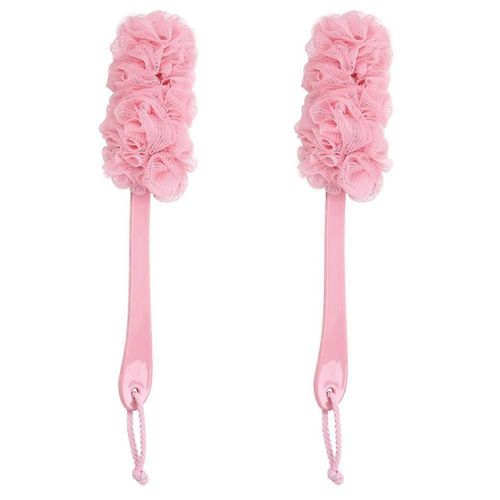 Récureur Dorsal, Brosse, Manche Long, Éponge En Maille De Nylon, Exfoliant, Personnes Âgées 