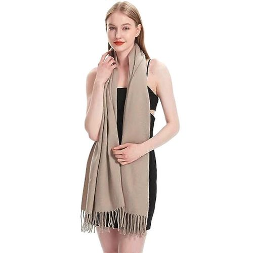 Scarf Women's Stole Warm Winter Scarf With Fringes For Men And Women