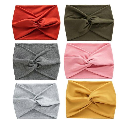 Hairbands Women Wide Elastic Boho Headband For Yoga Sport