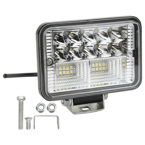 Projecteur LED carré de 4,3 pouces IP67 étanche à l'eau et antichoc dissipateur de chaleur pour camions SUV hors route