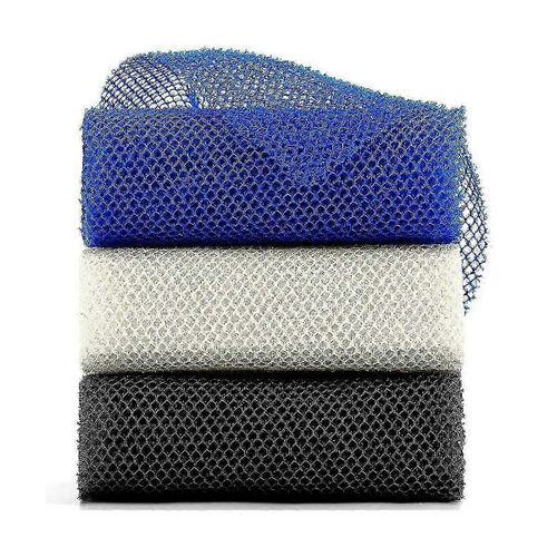 3 Pièces Éponge De Bain Filet Africain Long Filet Éponge De Bain Exfoliant Douche Corps Épurateur Retour Épurateur Peau Plus Lisse 
