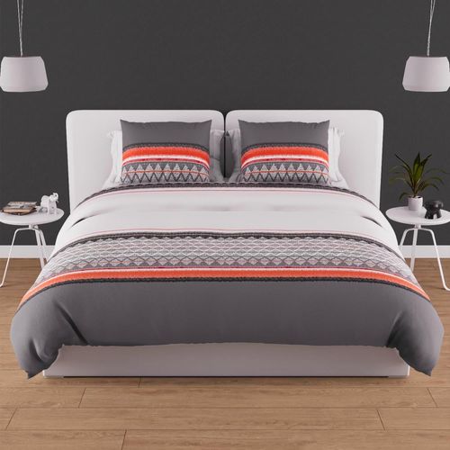 Naeryut-Duvet Covers Evasion,Cotton,White,220x240 Cm