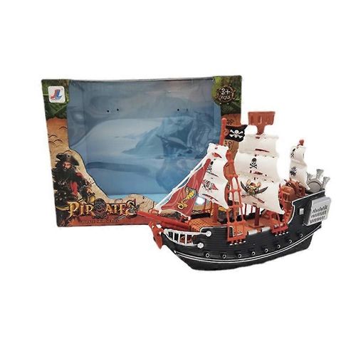 Modèle de jouet de bateau pirate - Design exquis, parfait pour la collection ou le jeu des enfants, riche en détails, inspire l'imagination et la créativité.