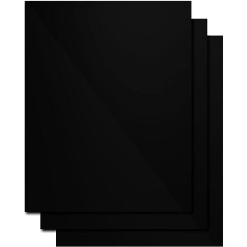 Tapis de cuisson Set de 3 plaques à pâtisserie pour barbecue et four 40 * 50cm Tapis de barbecue antiadhésif réutilisable pour barbecues à gaz, à charbon de bois ou électriques