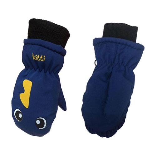 1 Paire De Mitaines Pour Enfants D'hiver Garçons Filles Gants Chauds D'extérieur Imperméables À L'eau Gants De Ski Coupe-Vent