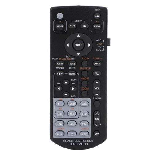 RCDV331 Télécommande Moniteur Télécommande pour Kenwood DNX6460BT DNX6020EX DDX616