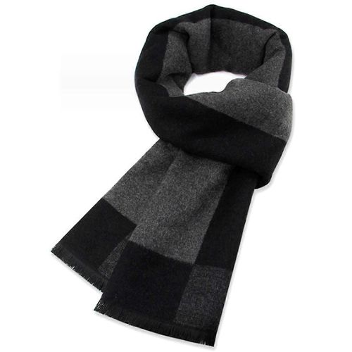 Mens Winter Warm Long Soft Scarf Plaid Tassel Scarf For Men Soft Classic Scarves For For Cold Weather, Christmas Blanket Scarf Gifts
