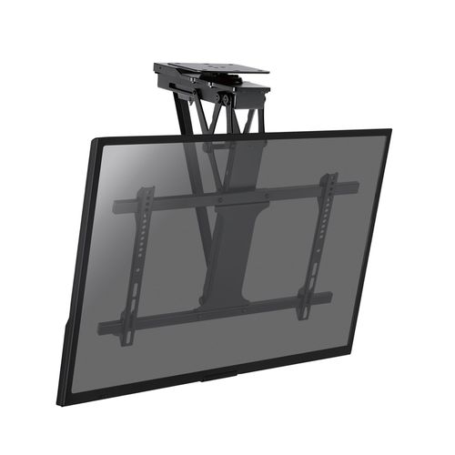 Support plafond escamotable motorisé pour écran TV 32''-75'' Connecté, Fonction orientable