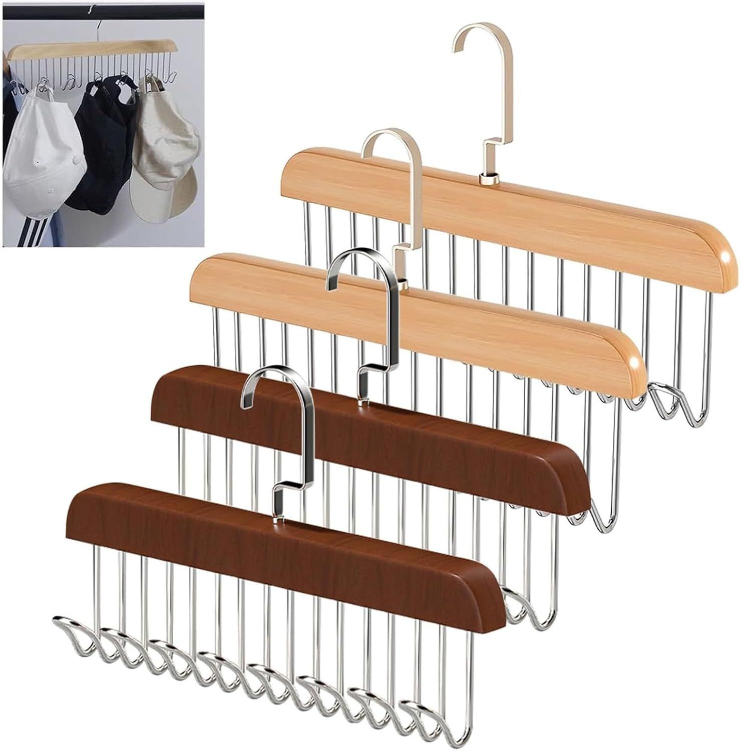 Cintre Multifonctionnel - HURRISE - Cintre Magique - 9 Trous - Rotation 360° - Gain De Place