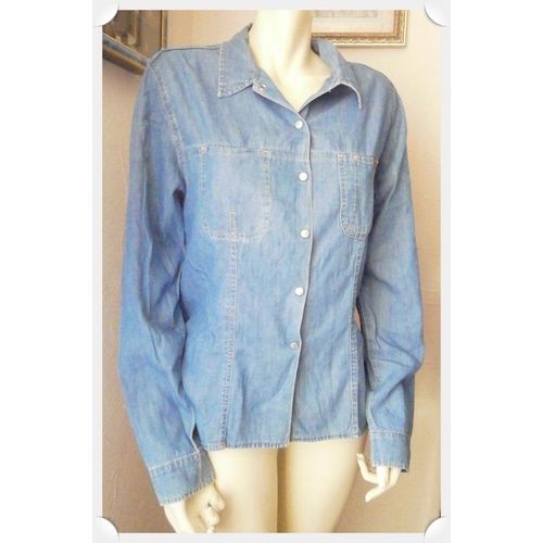 Chemise Jeans Manches Longues Mustang - Taille L