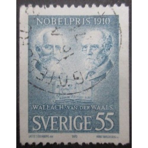 Suede N°679 Prix Nobel Johannes Diderik Van Der Waals Oblitéré