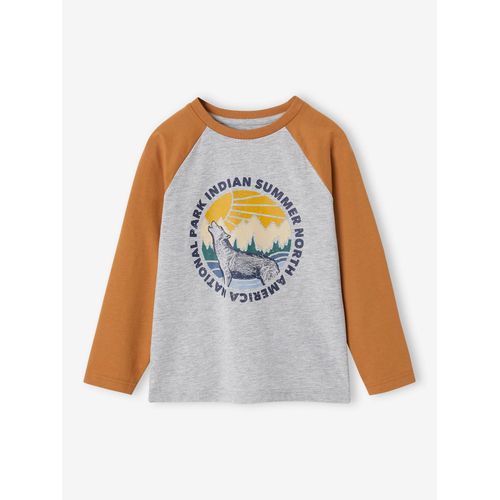 T-Shirt Motif Graphique Garçon Manches Raglan Noix De Pécan