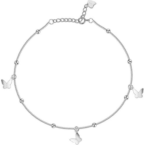 Anklets Butterfly Infinity Stars Boho Ball 925 Sterling Silver Adjustable Cubic Zirconia Foot Chain Summer Beach Jewelry For Women And Girls[H315]