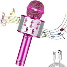 Microphone sans fil UHF pour touristes karaoké, ensemble de micro