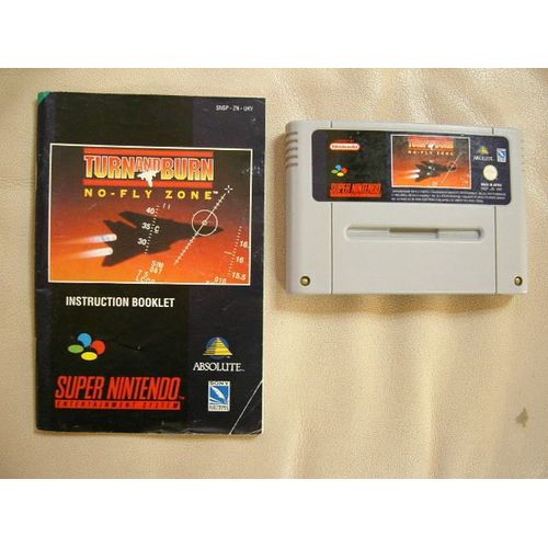 Turn And Burn (Version Euro) Super Nintendo - Super Nes