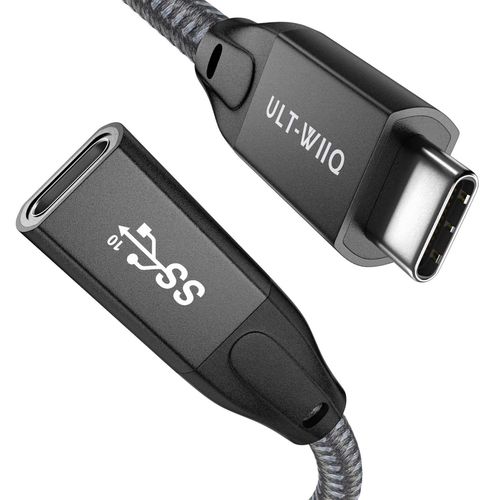 Câble D'Extension Usb Type C, Usb C 3.1 Gen2 10Gbps Pd 100W 5A Fast Charging Cable With 4K@60Hz Video And Audio Transfer For Macbook Pro, Ipad Pro, Samsung S22 S20 T5 T7 X5, Steam [VIT691040]