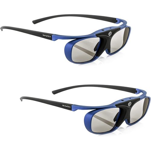 2X Rf Pro Deep Heaven | Lunettes 3D Pour Projecteurs Epson, Jvc, Sony | Compatibles Avec Elpgs03 [Obturation | 120 Hz | Rechargeables | 32 Gr. | Standard Rf | Bleu][VIT696022]
