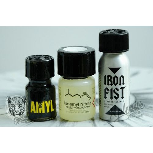 Poppers Amyl Lot De 3 Flacons Différents