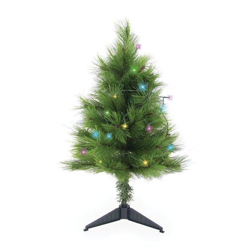 Kozii - Sapin De Noël Kozii, 60cm, Avec Sa Guirlande Led Connectée (3,5m), Multimode D'éclairage, Synchronisation Musicale - Ksl60rvbm