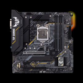 ASUS TUF GAMING B460M-PLUS - Carte-mère - micro ATX - Socket LGA1200 - B460 Chipset - USB 3.2 Gen 1 - Gigabit LAN - carte graphique embarquée (unité centrale requise) - audio HD (8 canaux)