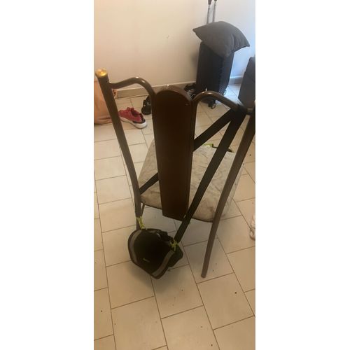 Lot De 6 Chaises En Fer Forgé